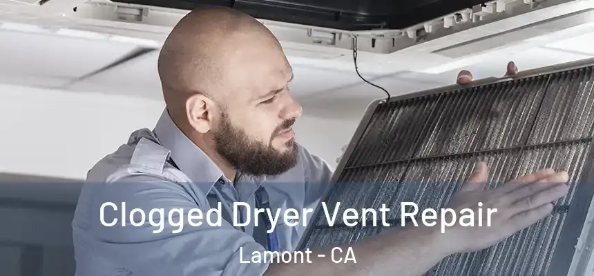  Clogged Dryer Vent Repair Lamont - CA